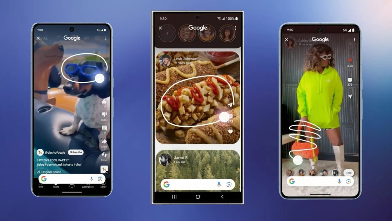 The Pixel 8, Pixel 8 Pro, and Samsung Galaxy S20 series now support Google’s “Circle to Search” feature.